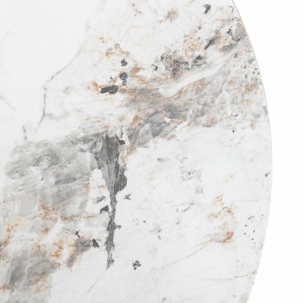 Gallery Marzio White Marble Side Table Gallery Marzio White Marble Side Table