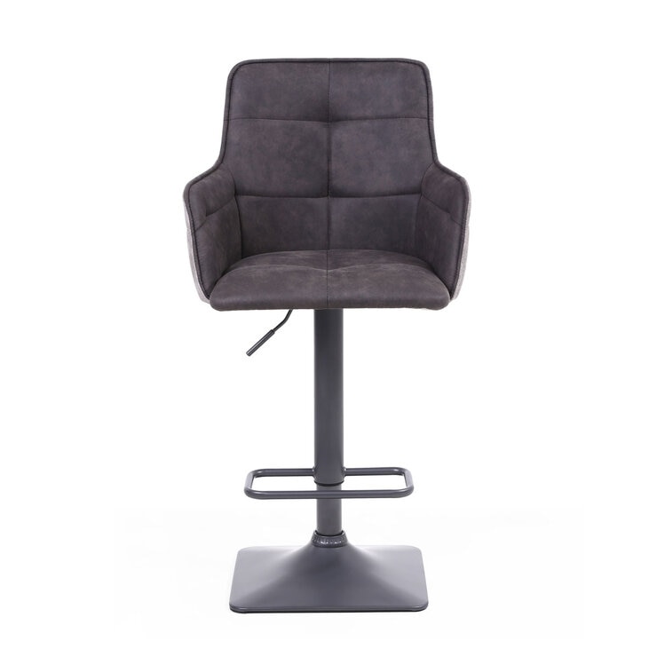 Orion Dark Grey Fabric Bar Stool 2 pack Orion Dark Grey Fabric Bar Stool 2 pack