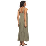 Jezebel Ladies Tiered Dress in Green Jezebel Ladies Tiered Dress in Green