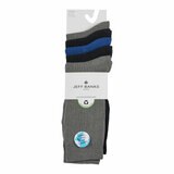 Jeff Banks Men's Ribbed Sock 10 Pack in Black