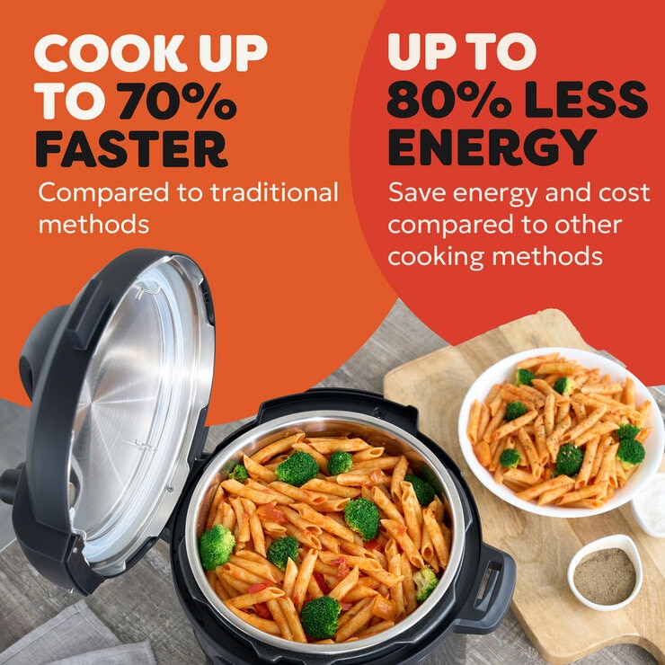 Lifestyle Image of Instant Pot Duo Easy Multi-Cooker showing energy saving