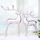 Aluminum Reindeer Assortment- Set Of 2- Silver Aluminum Reindeer Assortment- Set Of 2- Silver