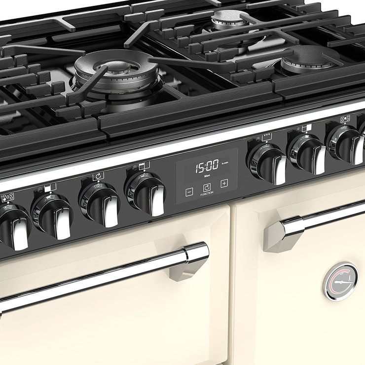 Stoves Richmond S900DF, 90cm Dual Fuel Range Cooker A Rating in Cream
