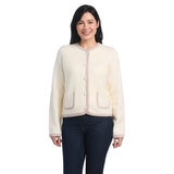 Dalia Ladies Contrast Trim Cardigan