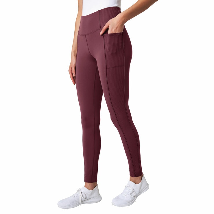 Mondetta Women's Ribbed Panel Tight