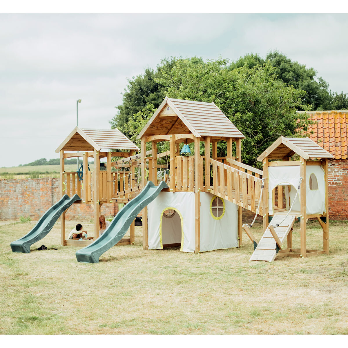 Plum Wildebeest Wooden Playground (3+ Years)