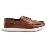 Lambretta Men's Vulkan Boat Shoe in Brown
