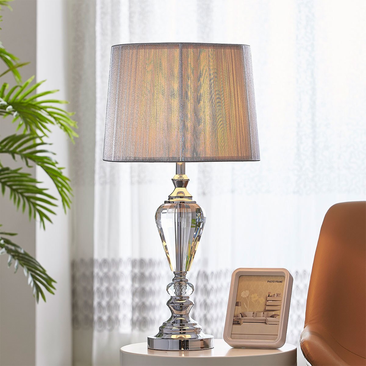 Lumis Lighting Chloe Crystal Table Lamp Costco UK