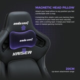 Andaseat Kaiser 4 Chair, Black - Magnetic Pillow