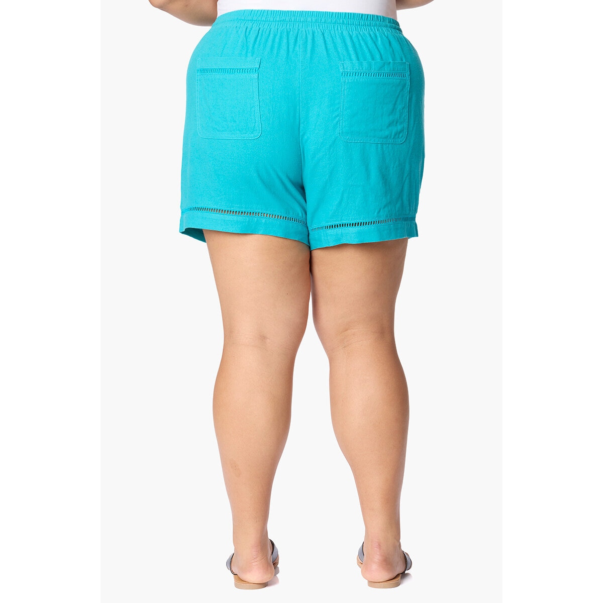 Briggs Ladies Linen Short in Blue