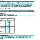 nutritional info