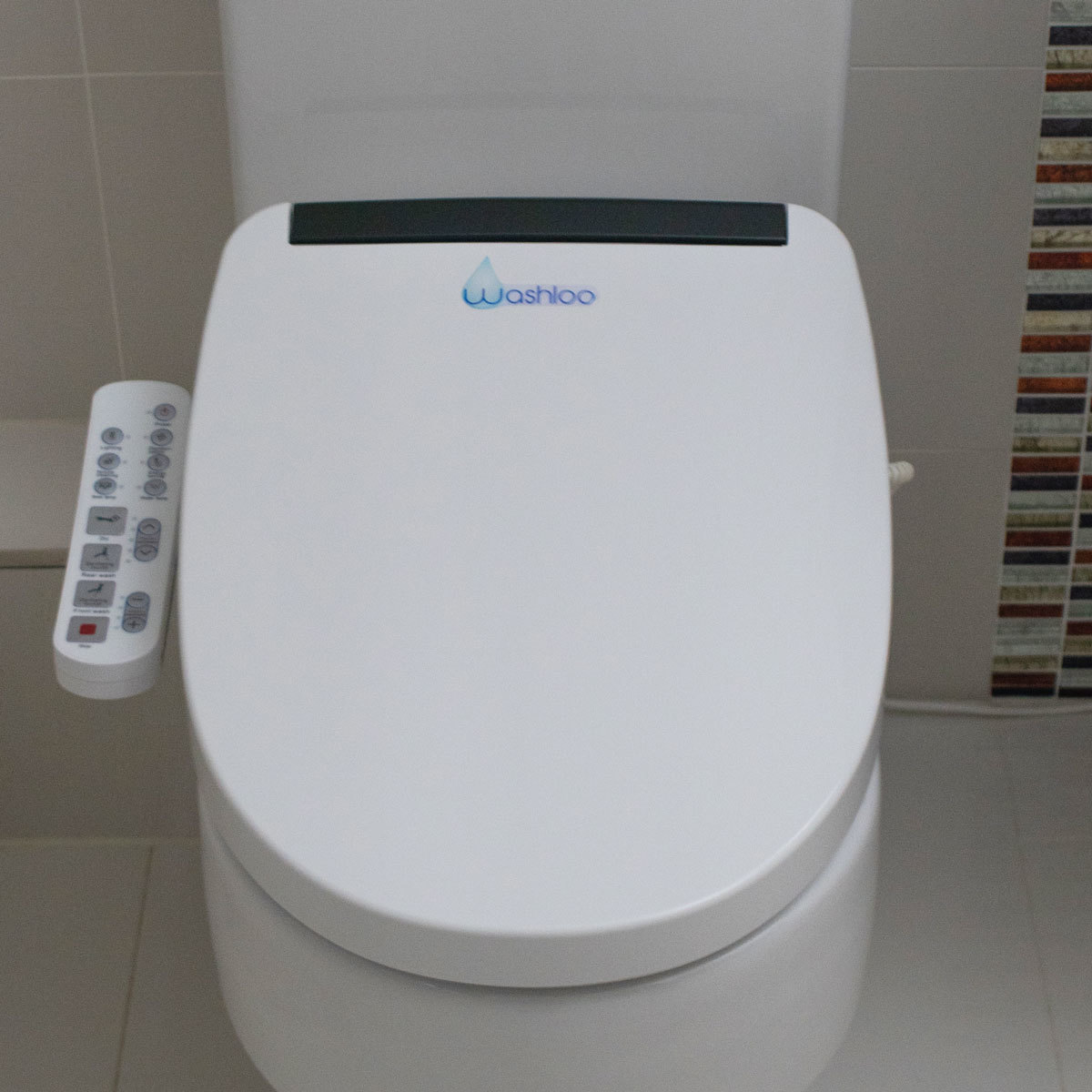 Washloo Omega Smart Electric Bidet Toilet Seat Costco UK