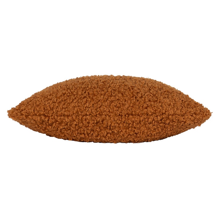 Furn Cabu Reversible Boucle Cushion 2 Pack in Rust, 45 x 45 cm