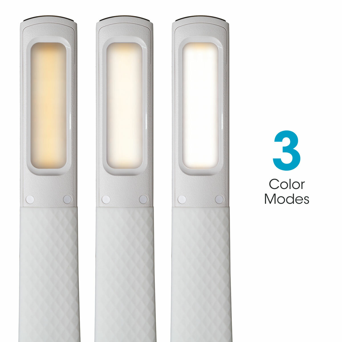 OttLite Wireless Charging LED Table Lamp in White