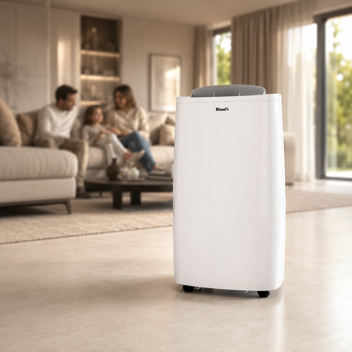 Lifestyle image of air con in the living room Lifestyle image of air con in the living room