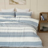 Belledorm Rahil Blue Duvet Cover Set, in 4 Sizes