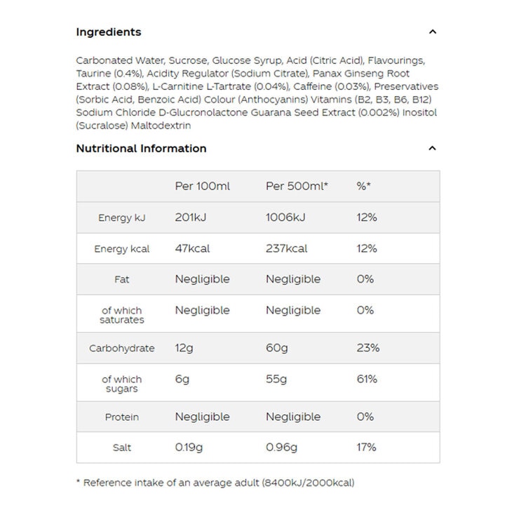 Nutritional Information