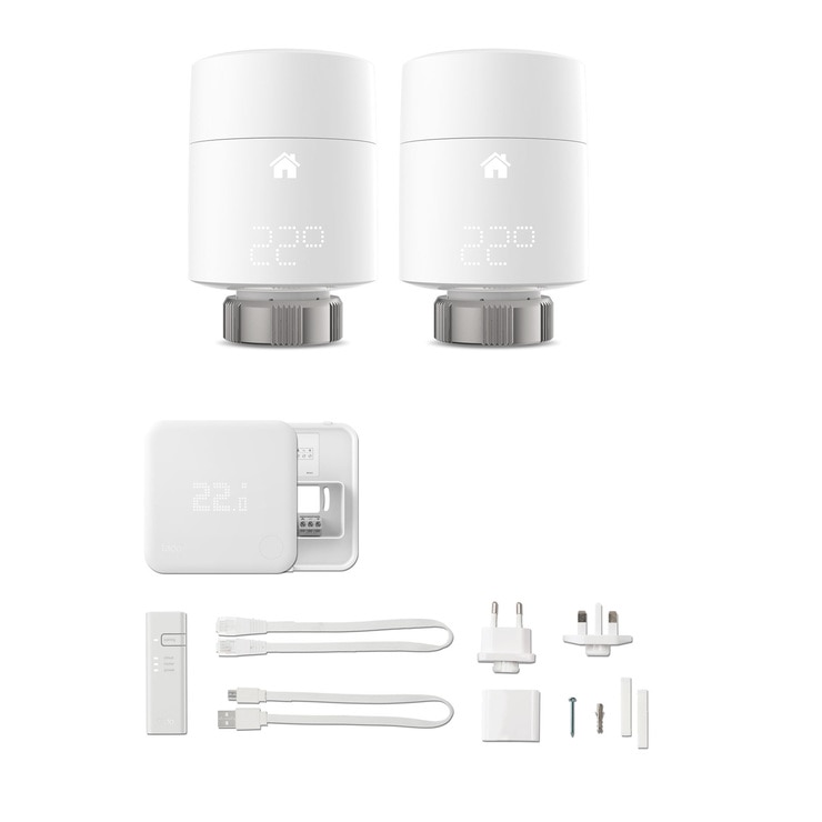 tado° Smart Thermostat Starter Kit V3+ with 2 x Smart Radiator
