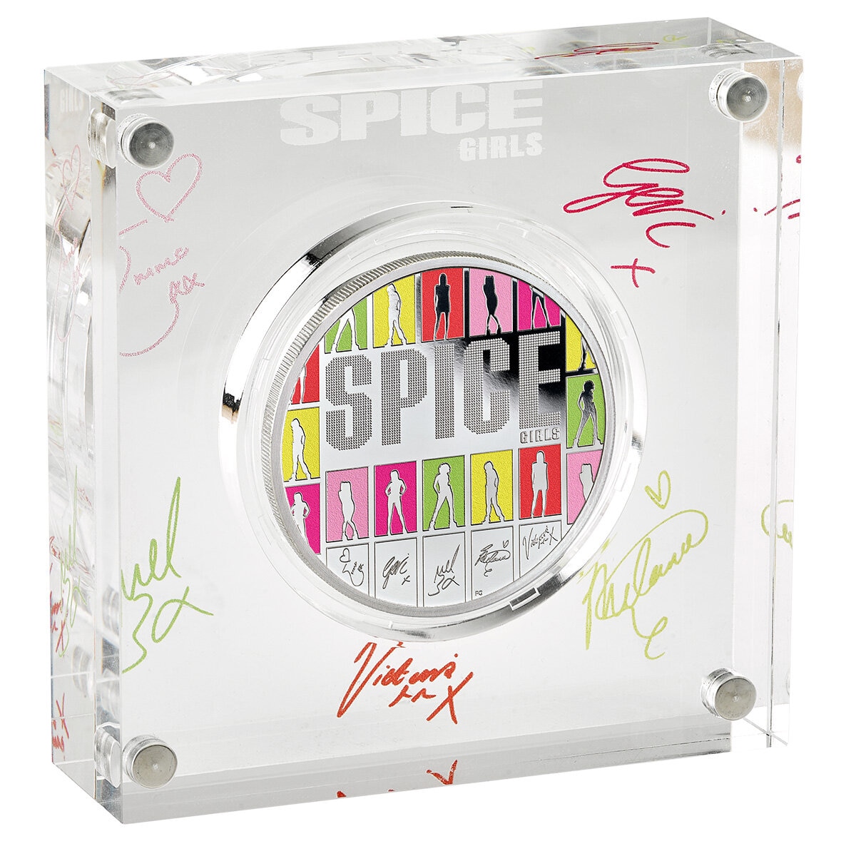 The Spice Girls 2026 UK 1oz Silver Proof Colour Coin The Spice Girls 2026 UK 1oz Silver Proof Colour Coin