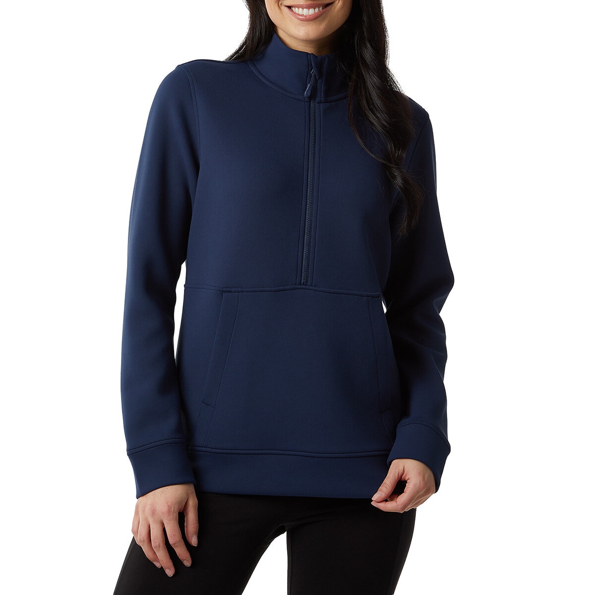 35 Degrees Women's Sueded Tech 1/2 Zip