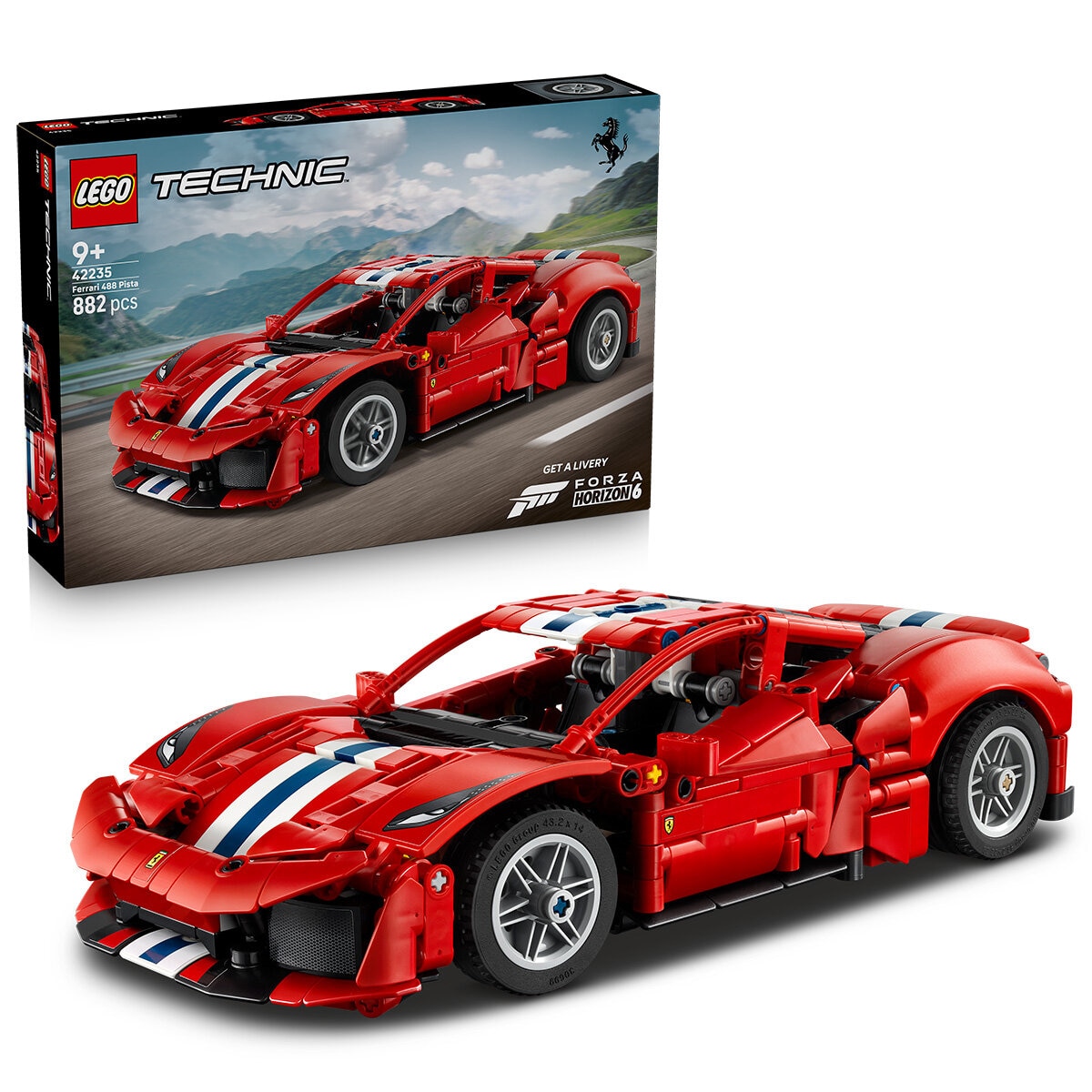 LEGO Technic Dodge Viper GTS-R Sports Car / Ferrari 488 PISTA Car - Model 42234/42235 (9+ Yrs)