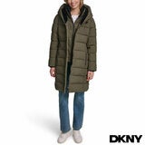 DKNY Women's Puffer Coat with Plush Hood DKNY Women's Puffer Coat with Plush Hood