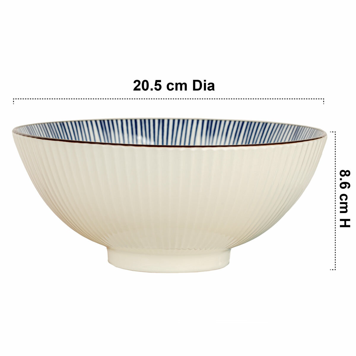 Signature Housewares Ramen Bowls with Spoons, 4 Piece