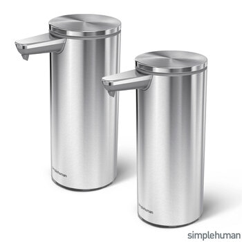 simplehuman Motion Sensor Soap Pump, 2 Pack