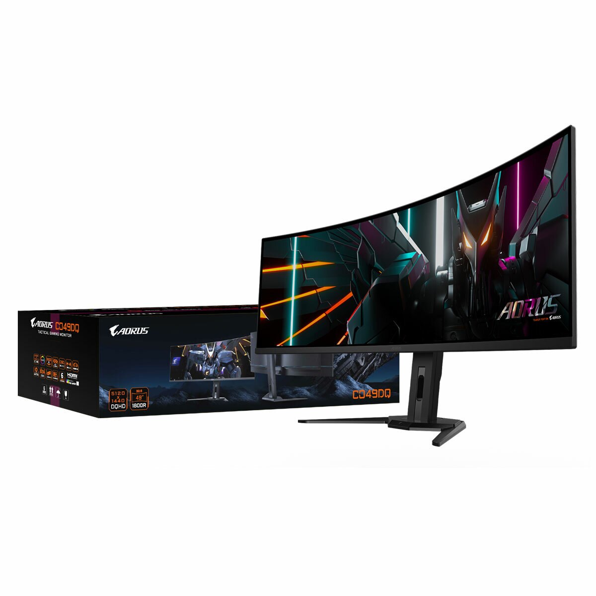 Buy Gigabyte 49 Inch DQHD 144Hz OLED Gaming Monitor, CO49DQ at costco.co.uk
