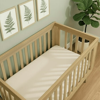 Clair De Lune Organic Cotton Cot Bed Sheets, 2 Pack