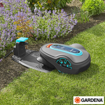 Gardena Sileno Life Smart Robotic Lawn Mower + Charging Station (1,000m² Cutting Area)