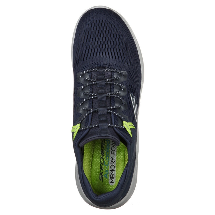 birdseye view of navy shoe birdseye view of navy shoe
