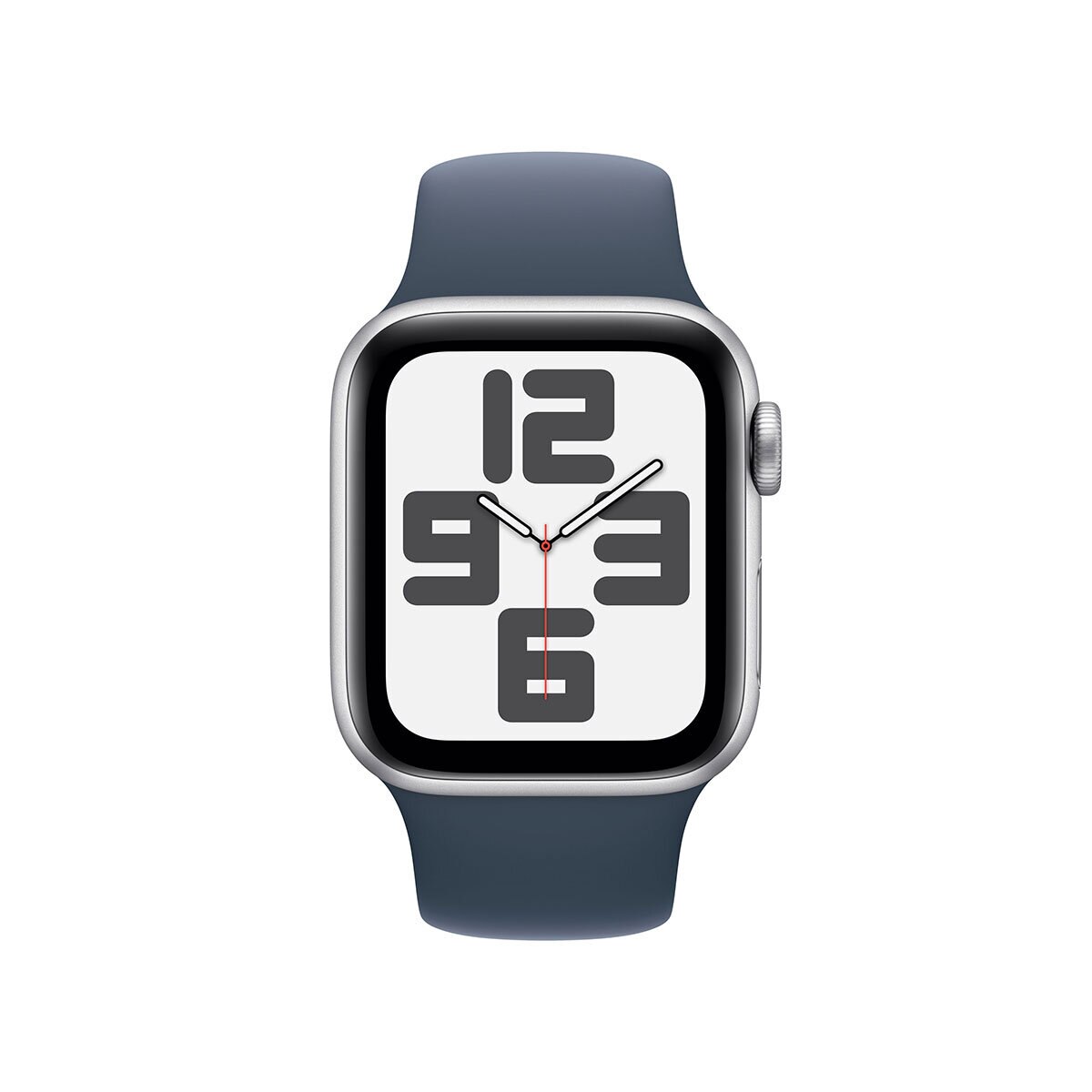 Buy Apple Watch SE GPS, 40mm Silver Aluminium Case with Storm Blue Sport Band S/M, MRE13QA/A @costco.co.uk