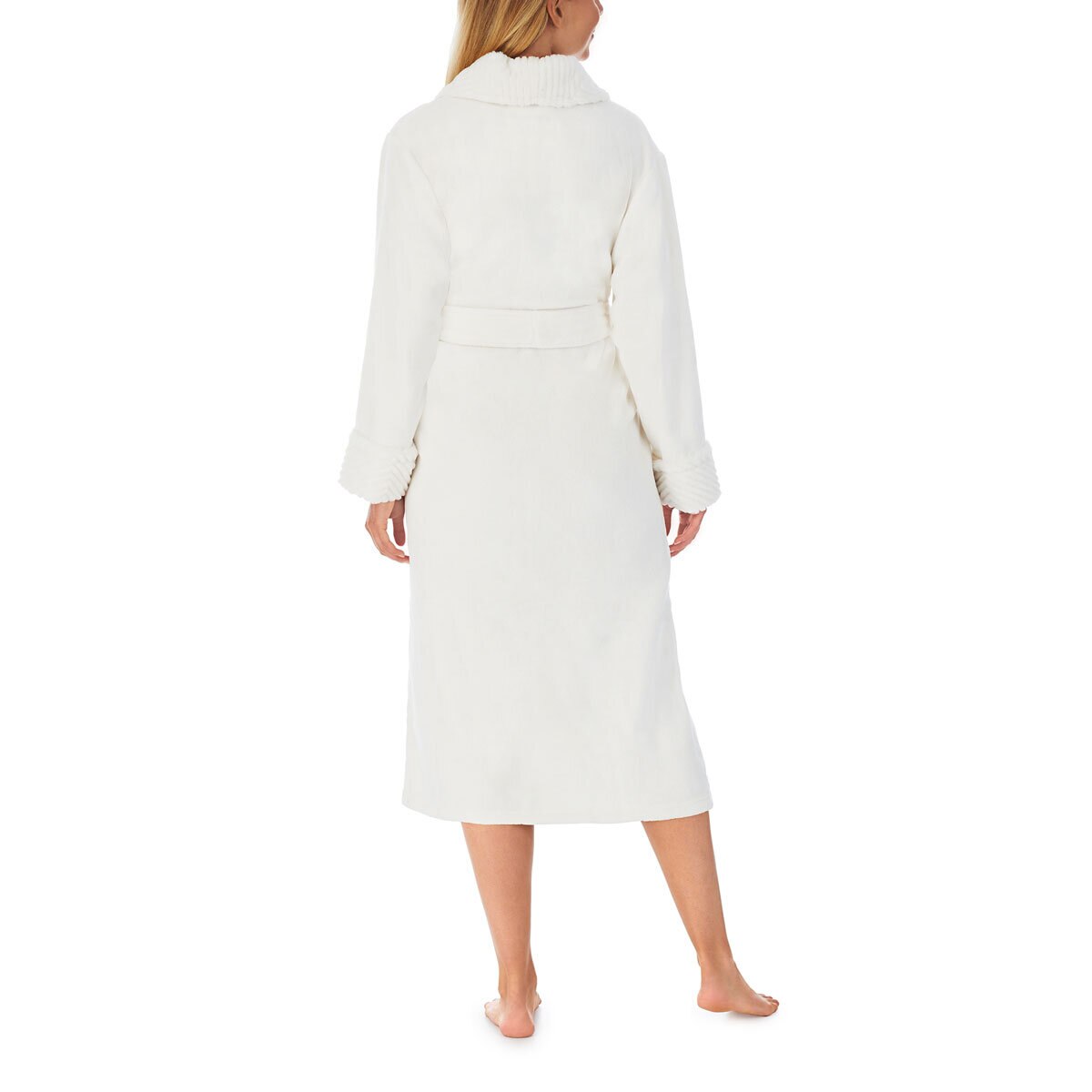 Carole Hochman Women's Plush Robe in Ivory