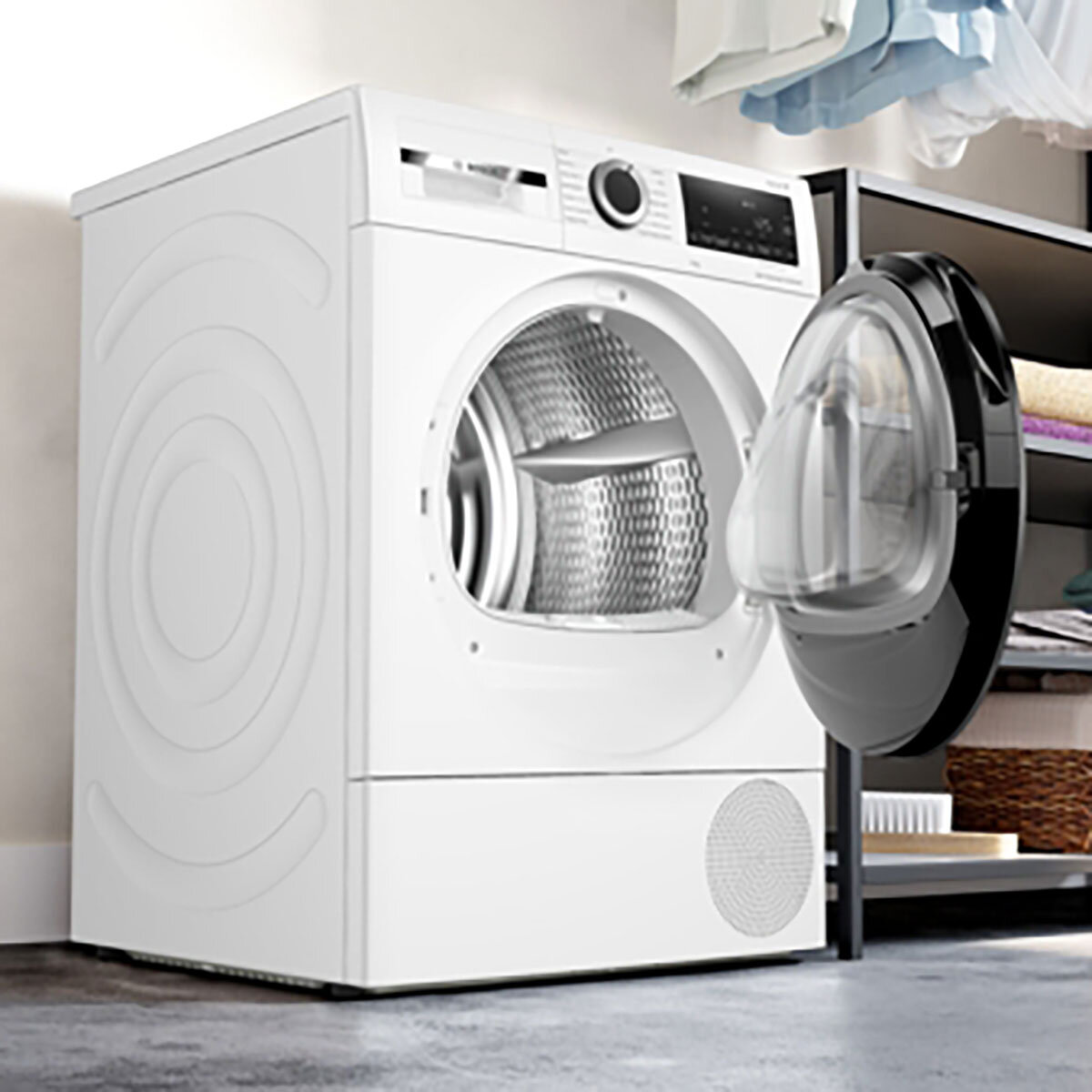 Bosch WQG24502GB, Series 6, 9kg, Heat Pump Dryer A+++ Rating in White 555304