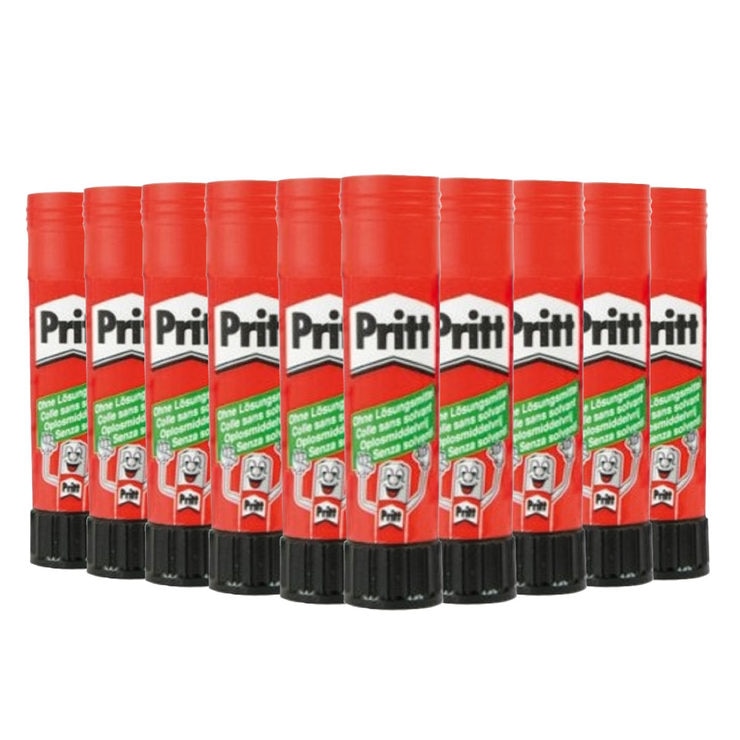 Pritt (43g) Large Washable Non Toxic Solid Glue Stick Pack of 20