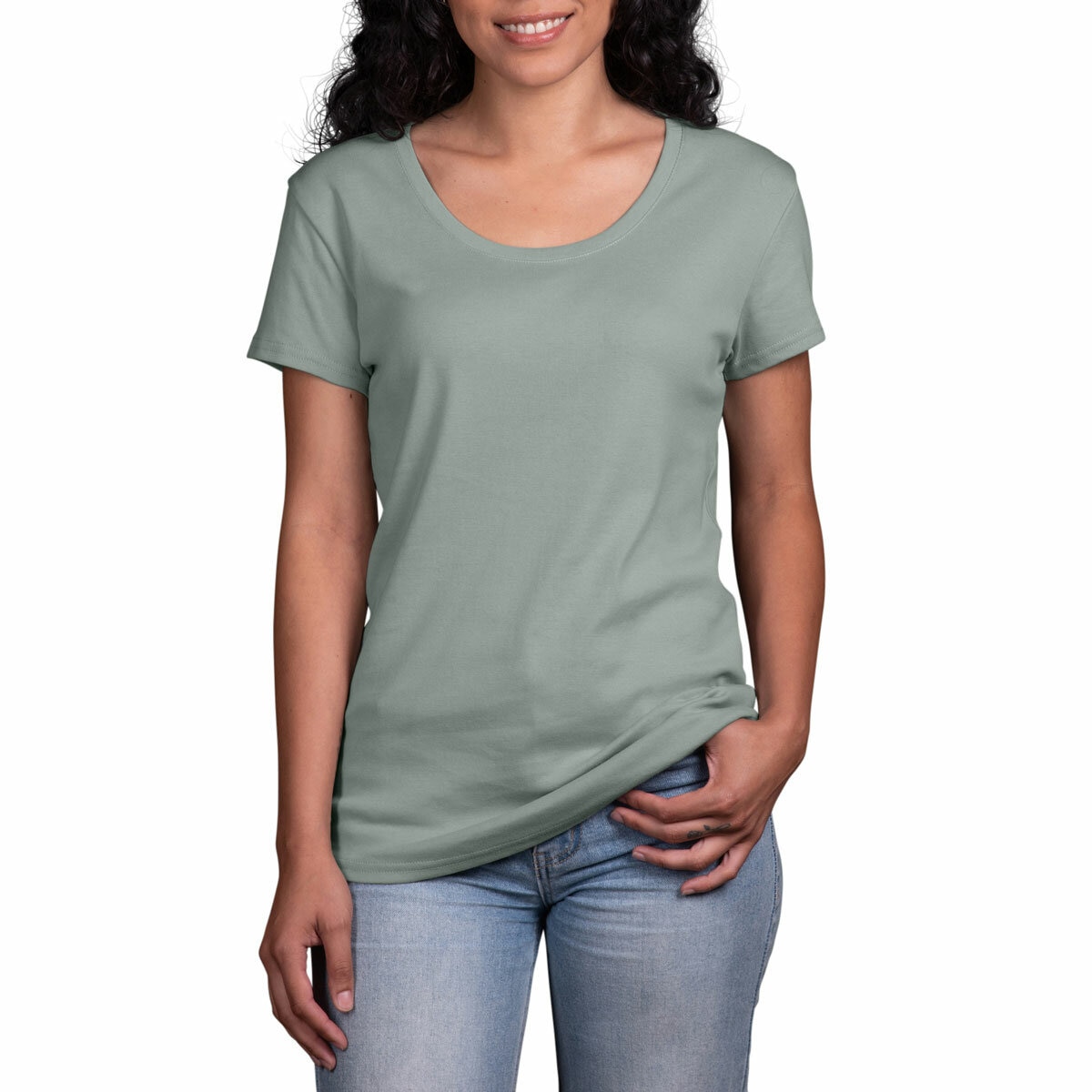 Kirkland Signature Ladies Scoop Neck Tee