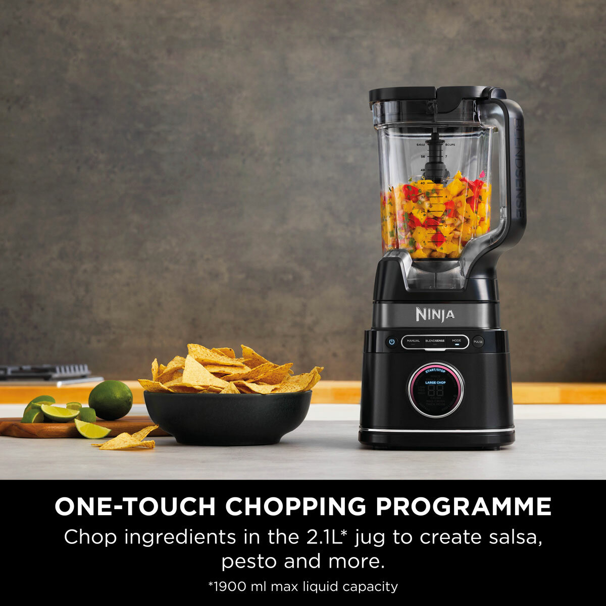 Ninja Detect Power Blender & Processor Pro with one touch chopping programme
