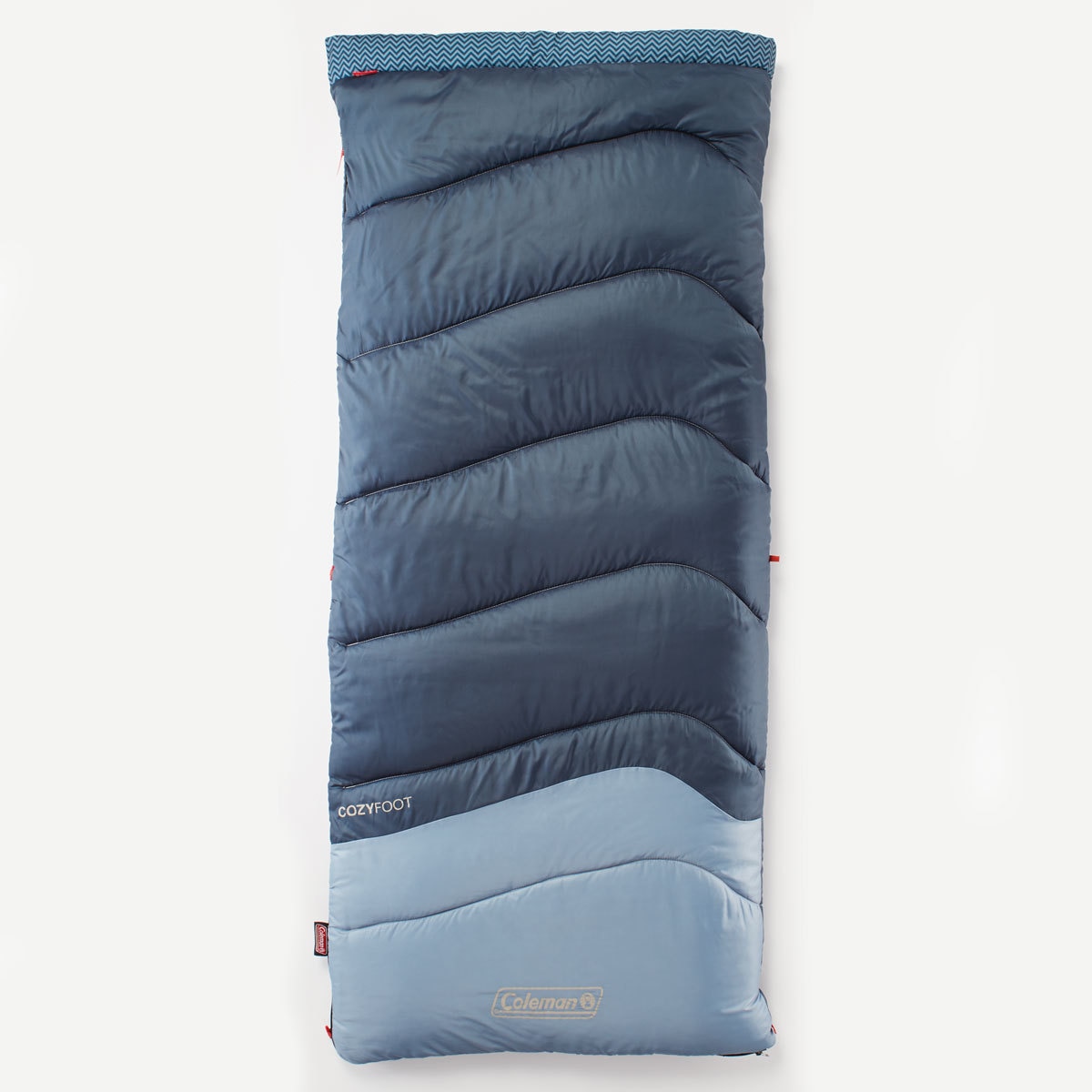 Coleman Cozy Foot Sleeping Bag in Blue Costco UK