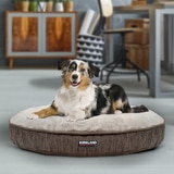 Kirkland Signature 42" Round Pet Bed in Tan and Brown