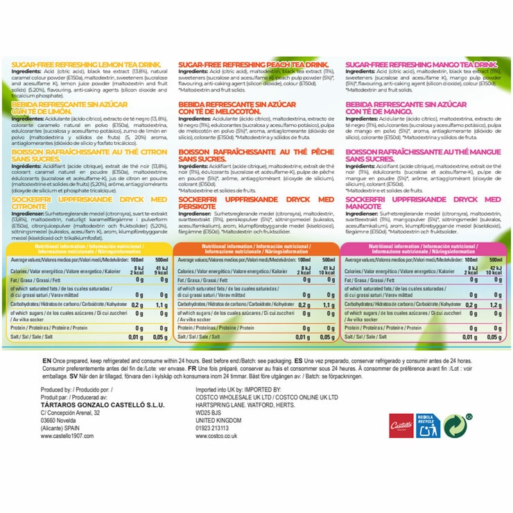 Ingredients and Nutritional Information