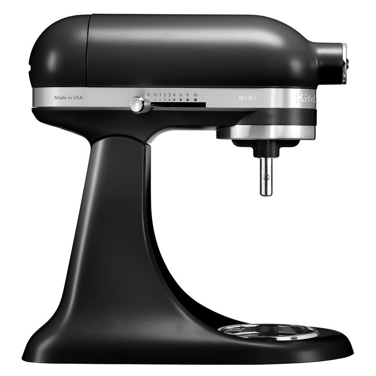 KitchenAid Mini Stand Mixer 3.3L in Matte Black, 5KSM3311XBBM