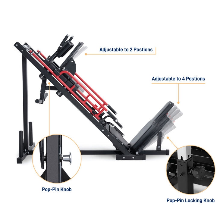 Marcy MWM-0418 Leg Press and Squat Machine