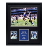 Peter Shilton Signed Framed 'Hand of God' Photograph