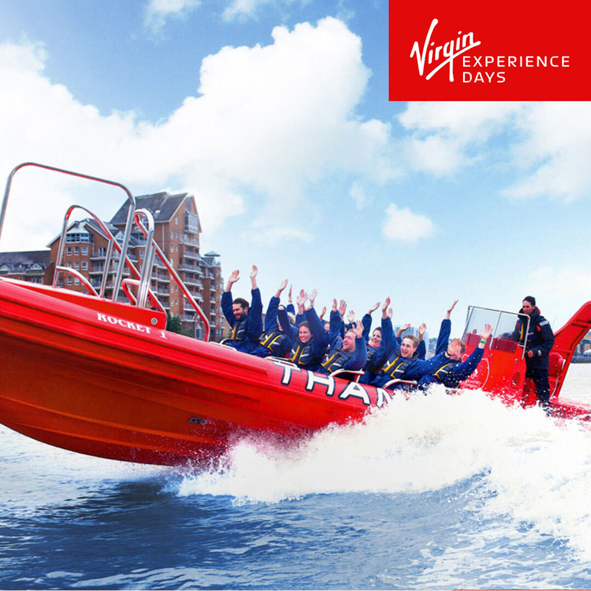 Buy Virgin Experience Thames Rockets Private Group Speedboat Ride Image1 at Costco.co.uk