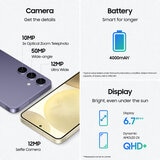Buy Samsung Galaxy S24, 128GB Sim Free Mobile Phone in Marble Grey, SM-S921BZADEUB