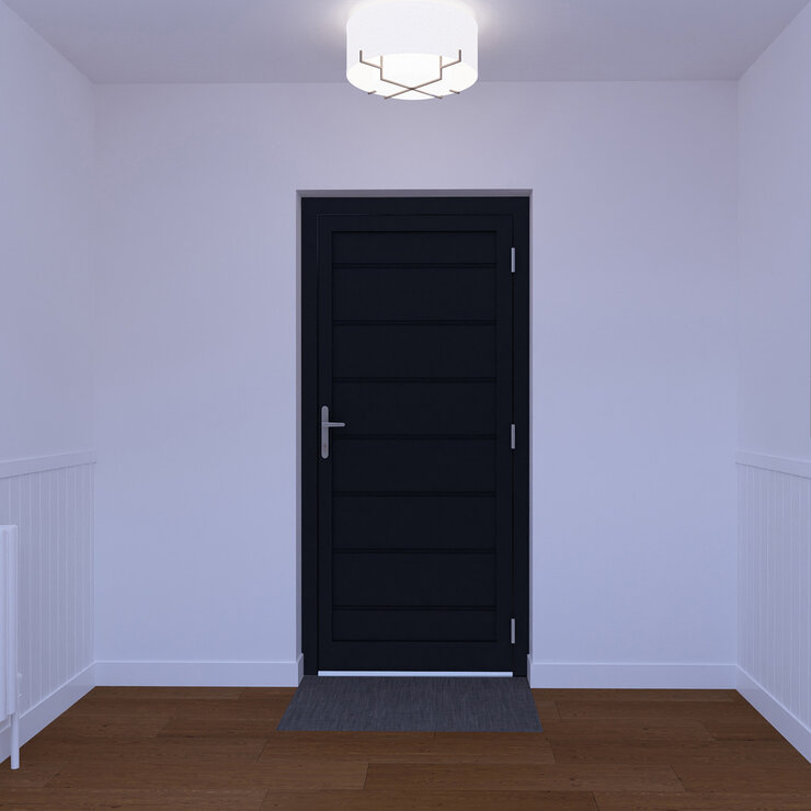 Dortech Malton Aluminium Front Door with Lever Handle