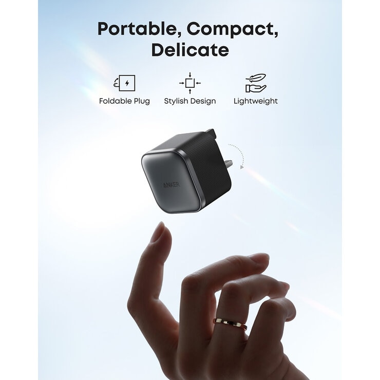 Anker Nano 45W Foldable USB-C Charger with USB-C Cable 2-Pack