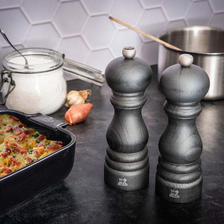 Peugeot Paris Duo Salt & Pepper Mill Set, 18cm in Graphite