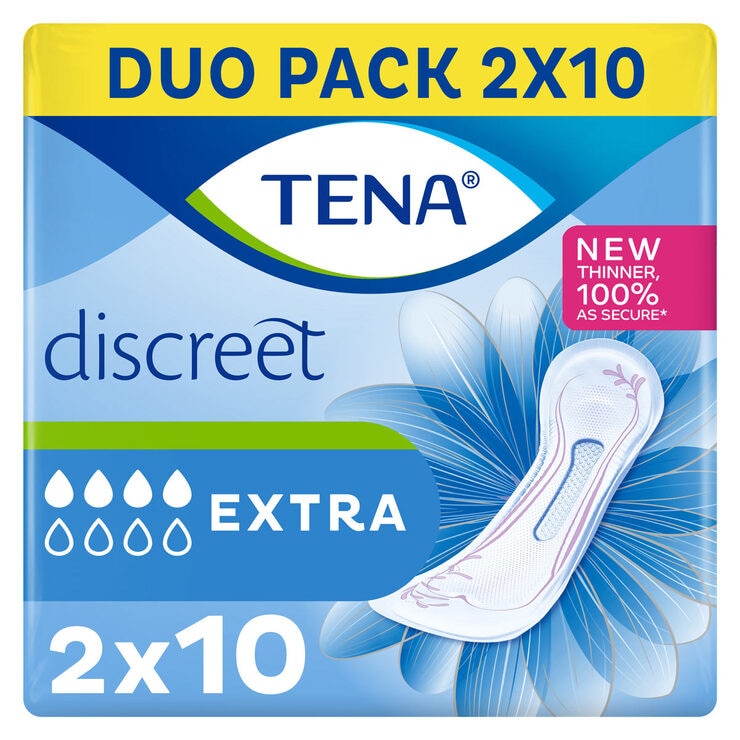 Tena Lady Extra, 2 x 20 Pack Costco UK